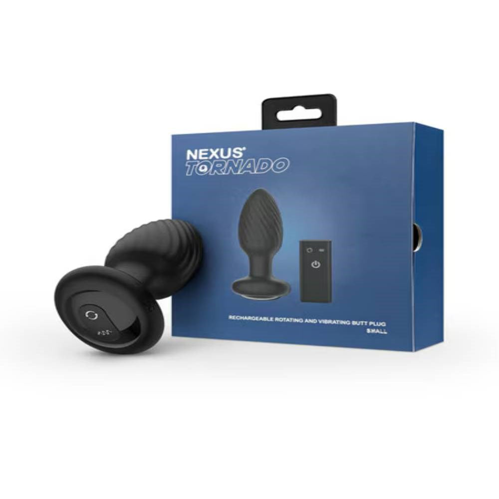 Nexus Sex Toys Tornado Rotating and Vibrating Butt Plug Remote Control - - Butt Plugs