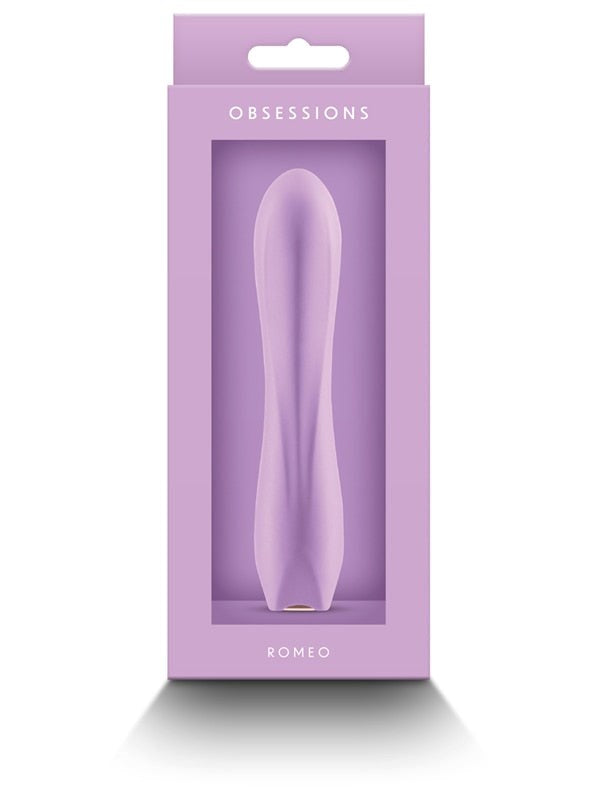 NS Novelties Obsession Romeo Thruster Vibrator Light Purple with Thrusting Action - - G-Spot Vibrators