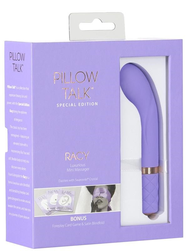 BMS Factory Pillow Talk Special Edition Racy Mini Massager Purple Vibrator - - Personal Massagers