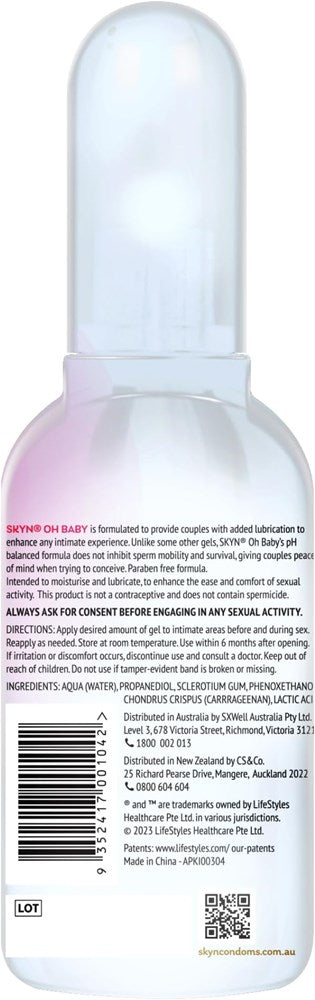 SKYN Oh Baby Vaginal Gel 80ml - - Delay and Excite Sprays