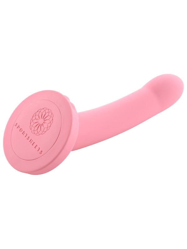 Sportsheets Merge Daze 7 Inch Solid Silicone Vibrating Dildo with 5 Speeds - - Vibrating Dildos