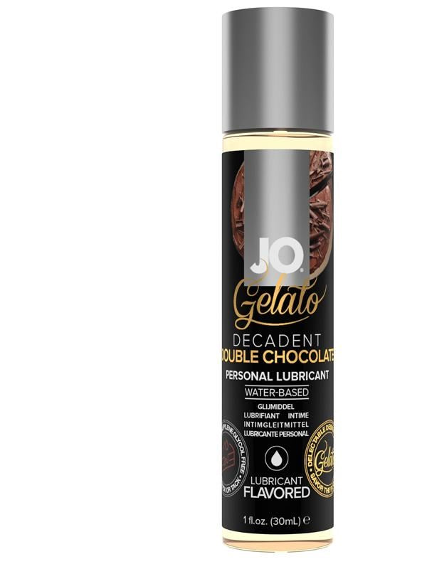System Jo Gelato Decadent Double Chocolate Lubricant 30ml Water Based Formula - - Lubricants and Lotions