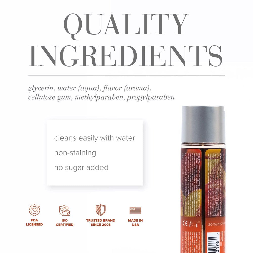 System Jo Peaches and Cream H20 Peachy Lips 120ml Plus FREE Vanilla Cream 30ml - - Lubricants and Lotions