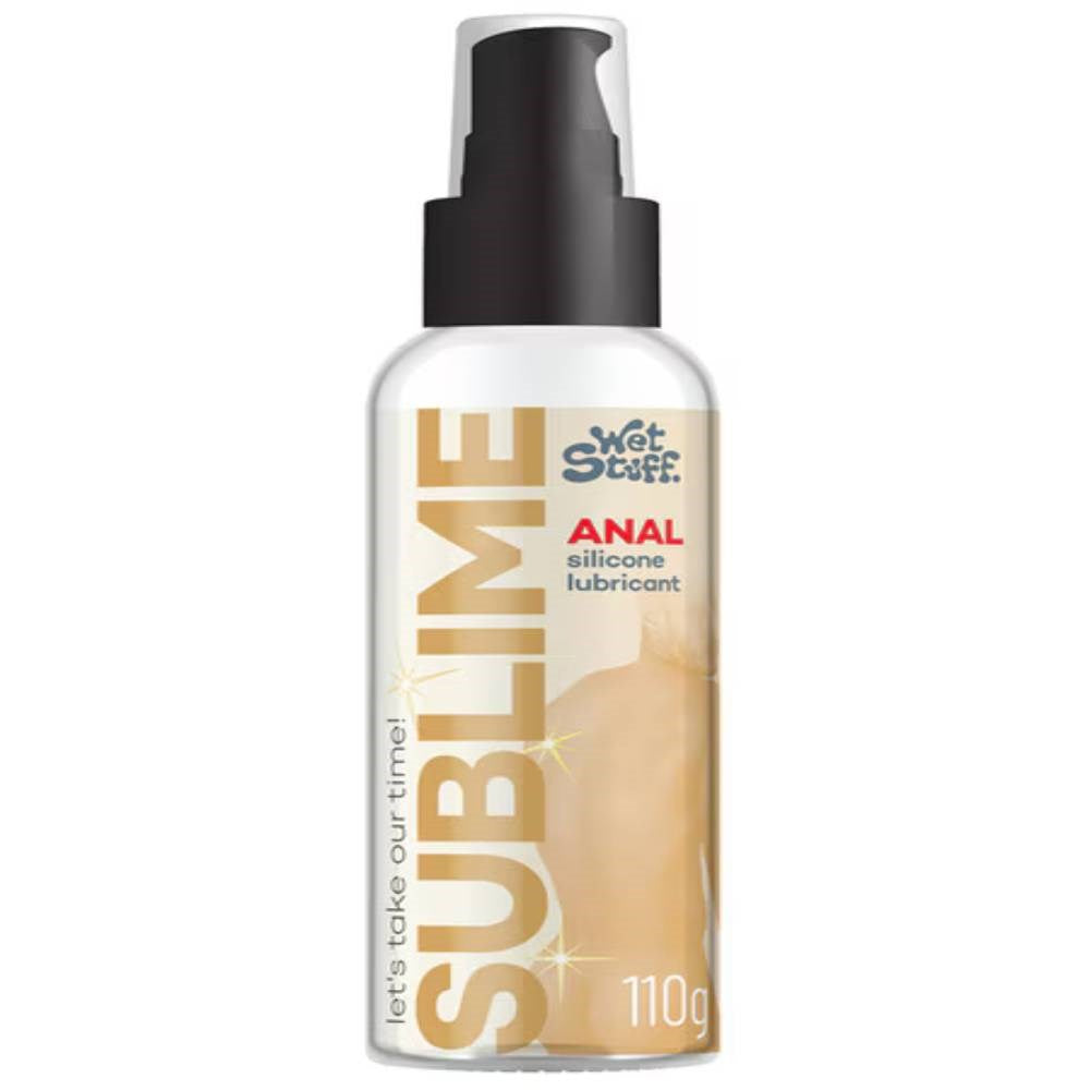 Wet Stuff Sublime Silicone Based Anal Lubricant 110g Clear P/T - - Anal Lubes
