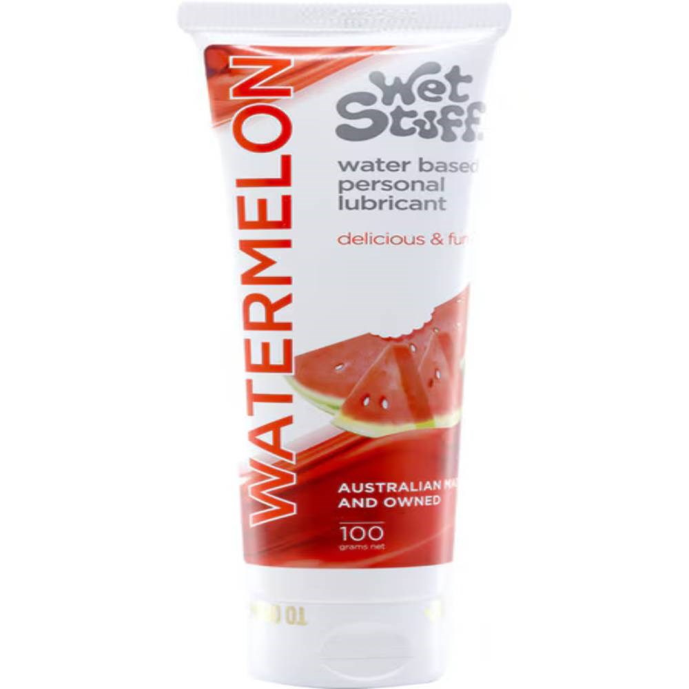 Wet Stuff Watermelon Water Based Lubricant 100g Tube - - Water Based Lubes