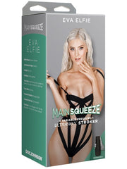 Doc Johnson Main Squeeze Eva Elfie Ultraskyn Stroker Pussy Vanilla - - Masturbators and Strokers