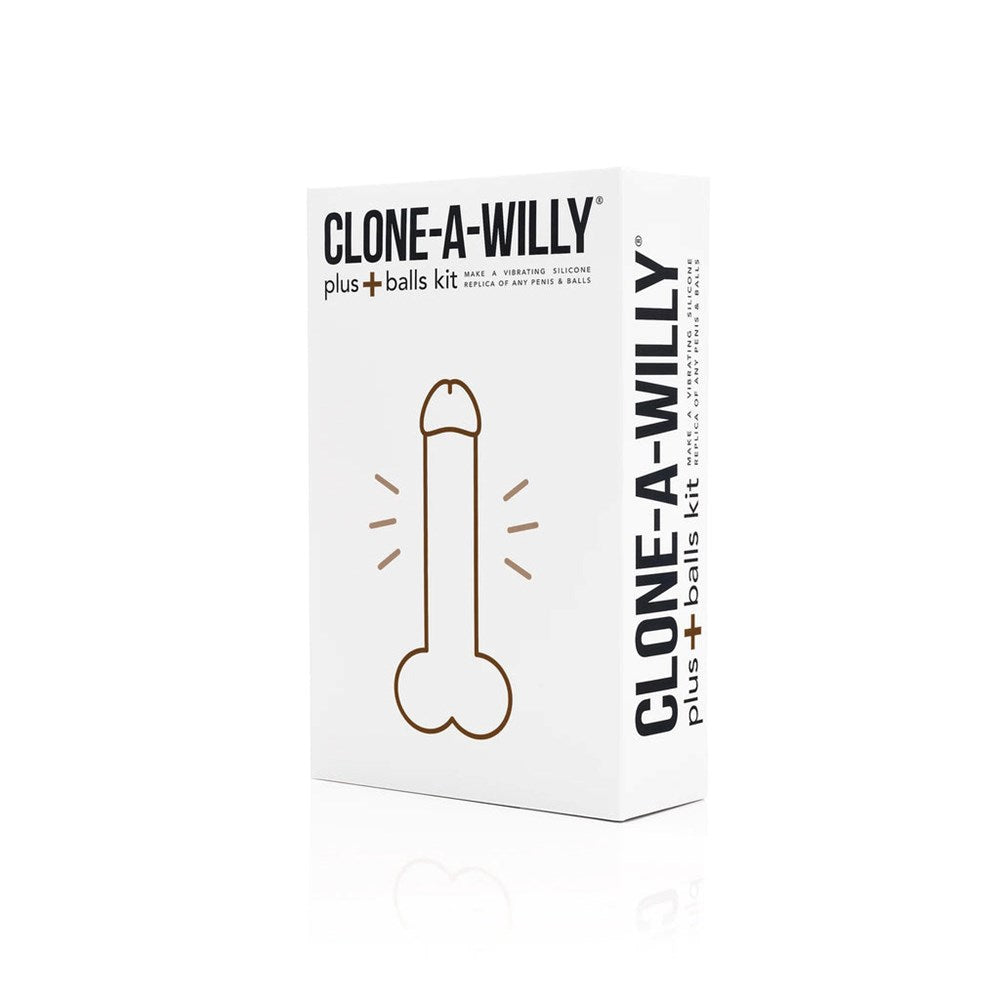 Empire Labs Clone A Willy Plus Balls Kit Deep Skin Tone Vibrating Dildo - - Sex Kits