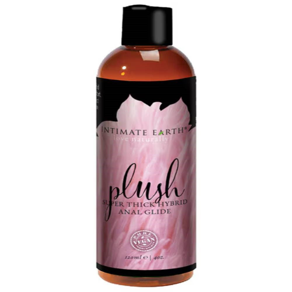 Intimate Earth Plush Super Thick Hybrid Anal Glide Non Drip Formula - - Anal Lubes