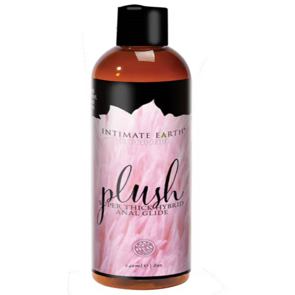Intimate Earth Plush Super Thick Hybrid Anal Glide Non Drip Formula - - Anal Lubes