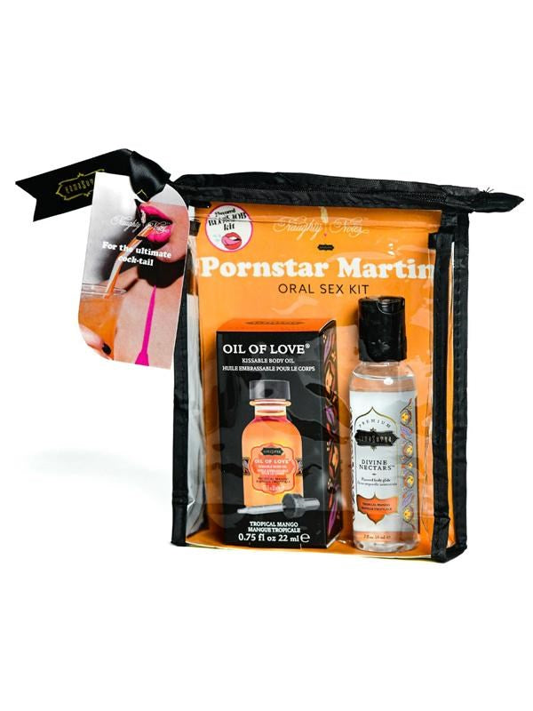 Kama Sutra Porn Star Martini Oral Sex Cocktail Kit with Tropical Mango Oil - - Sex Kits