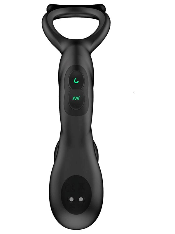 Nexus SIMUL8 Wave Edition Dual Motor Anal Cock Ring with Wave Motion Technology - - Ball and Cock Toys