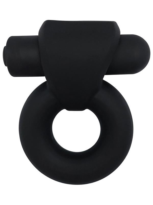 Evolved Playful Nero Liquid Silicone Vibe Cock Ring with 10 Speeds - - Silicone Cock Rings