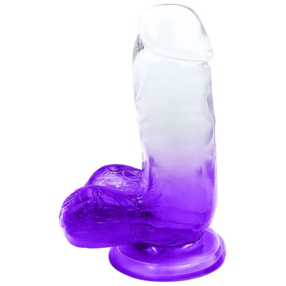 Evolved Playful Riders 6 inch Realistic Cock with Balls Suction Cup Dildo - - Realistic Dildos