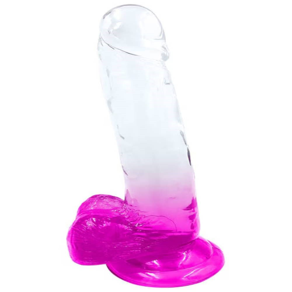 Evolved Playful Riders 8 Inch Realistic Dong with Balls and Suction Cup - - Realistic Dildos