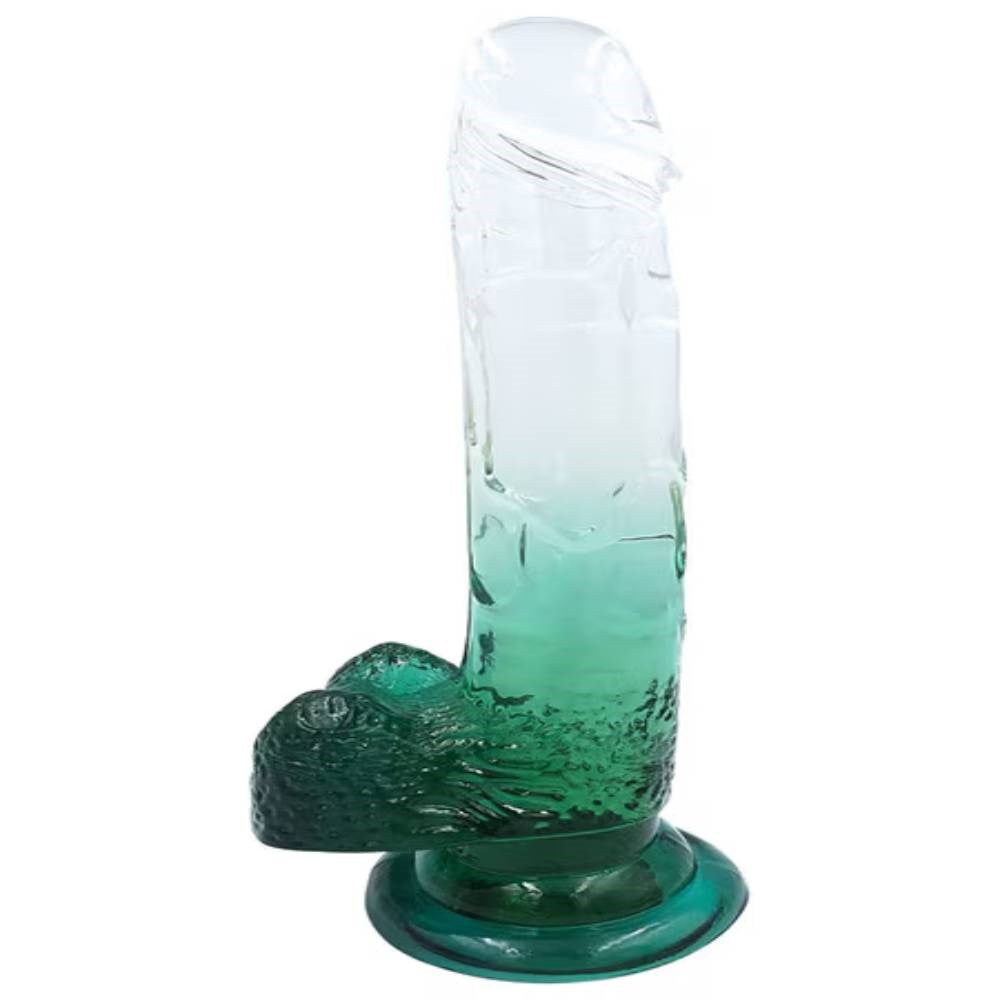 Evolved Playful Riders 9 Inch Realistic Dildo with Balls Suction Cup - - Realistic Dildos