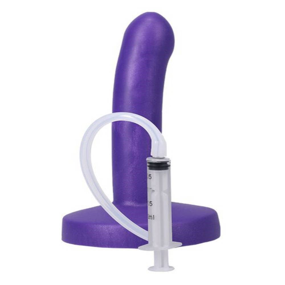 Tantus POP slim Strap On Squirting Dildo with Ejaculation Simulation - - Strap On Sextoys