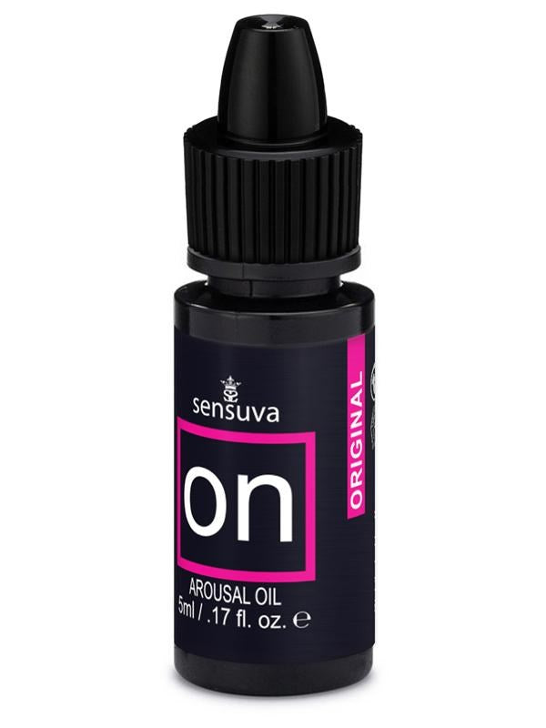 Sensuva On Original Arousal Oil Medium Box 5ml Natural Enhancement - - Massage Oils and Lubricants