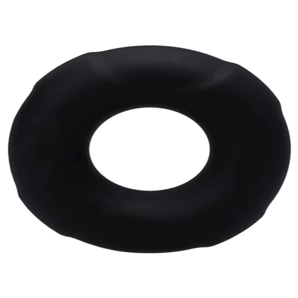 Tantus Buoy Stretchy Silicone Cock Ring Onyx Enhanced Performance - - Stretchy Cock Rings