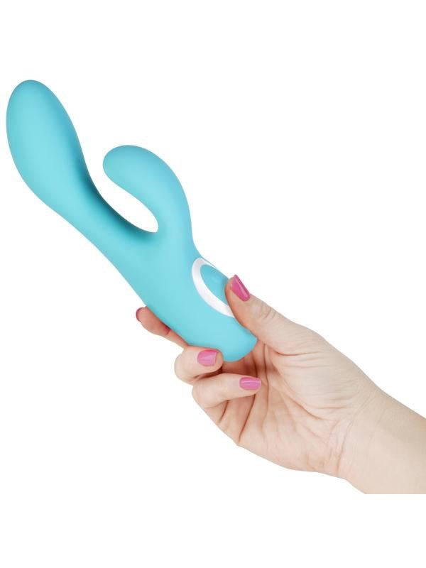 BMS Factory Wonderlust St Tropez Rabbit Vibrator Teal Dual Motor Design - - Rabbit Vibrators