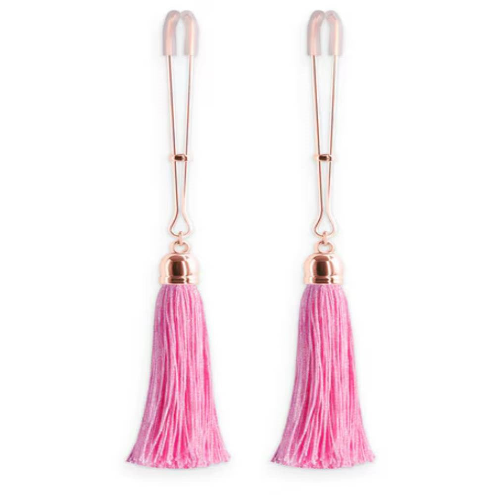 NS Novelties Bound Nipple Clamps T1 with Adjustable Pressure Control - - Nipple and Clit Clamps