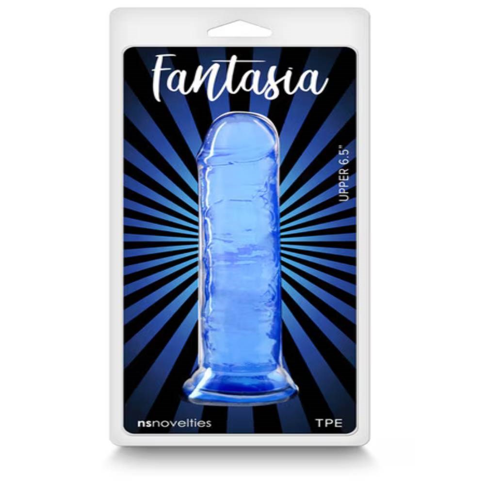 NS Novelties Fantasia Upper 6.5 inches Realistic Dildo TPE Construction - - Realistic Dildos