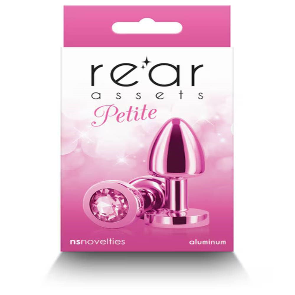NS Novelties Rear Assets Petite Chrome Plated Butt Plug Premium Anal Stimulation - - Butt Plugs