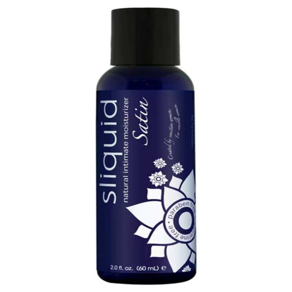 Sliquid Naturals Satin Intimate Moisturizer Natural Daily Vaginal Care - - Water Based Lubes