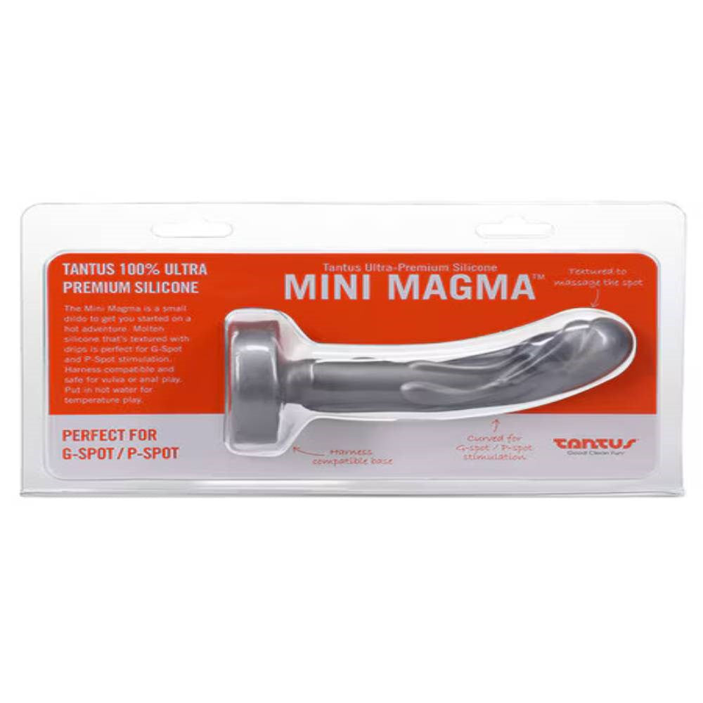 Tantus Mini Magma Fantasy Silicone Dildo Textured American Made Dildo - - Realistic Dildos