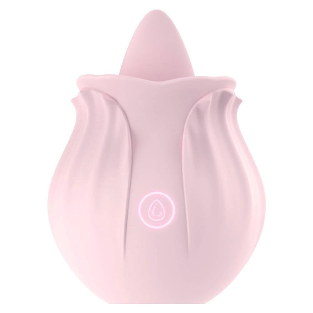 BDStyle 7 Functions Flower Tongue Vibrator 7 Vibration Patterns - - Finger and Tongue Vibrators