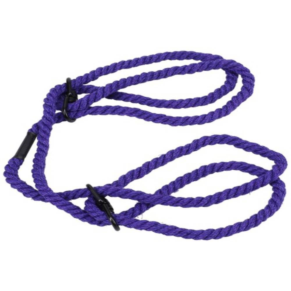 Doc Johnson Kink Merci Bind and Tie 6mm Hemp BDSM Play Wrist Ankle Cuffs - - Cuffs and Restraints