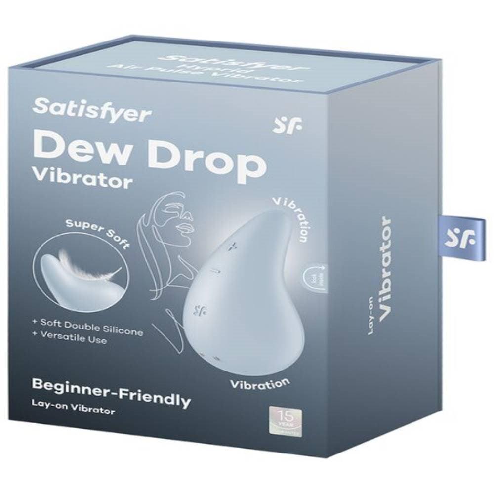 Satisfyer Dew Drop 12 Functions Intense Clitoral Stimulator - - Clit Ticklers and Pulsators