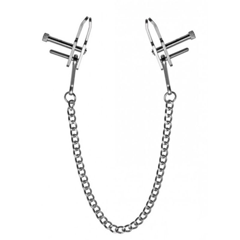BDStyle Kneel Nose to Genitals Kneeling Clamps - - Nipple and Clit Clamps