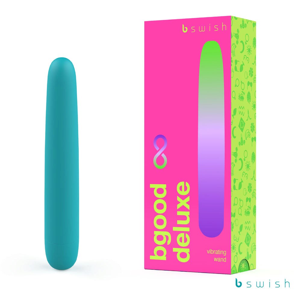 B Swish Bgood Infinite Deluxe 18 cm USB Rechargeable Wand Vibrator Powerful - - Body Wands