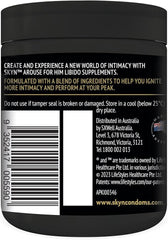 SKYN Arouse For Him Libido Supplements 60 Tablets - - Delay and Excite Sprays