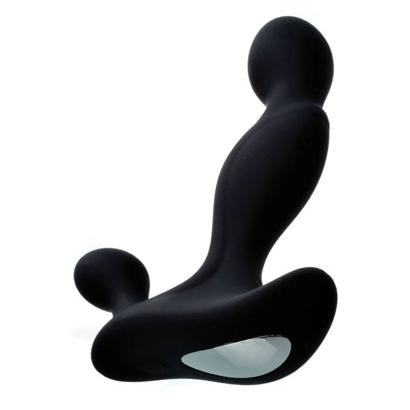 Adam & Eve Adams Vibrating Triple Prostate Massager Black with 7 Patterns - - Prostate Toys