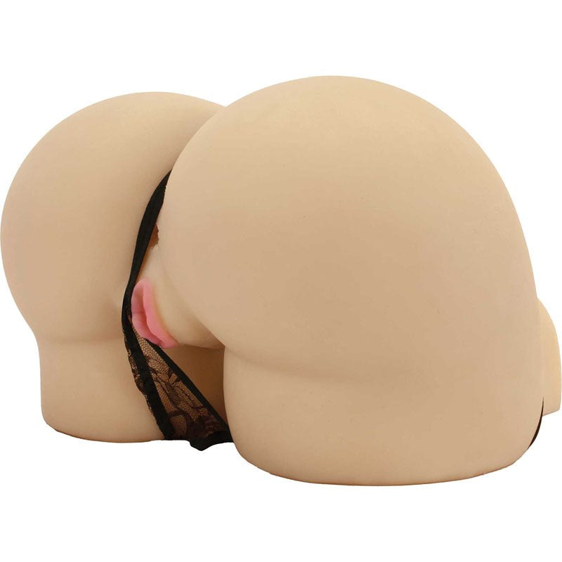 Adam & Eve Eves Bootylicious Bubble Butt Masturbator Dual Entry TPR - - Masturbators and Strokers