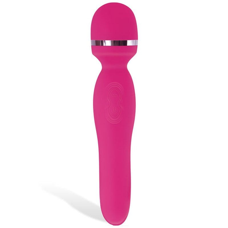 Adam & Eve Intimate Curves USB Rechargeable Vibrating Body Wand Pink Clitoris - - Body Wands