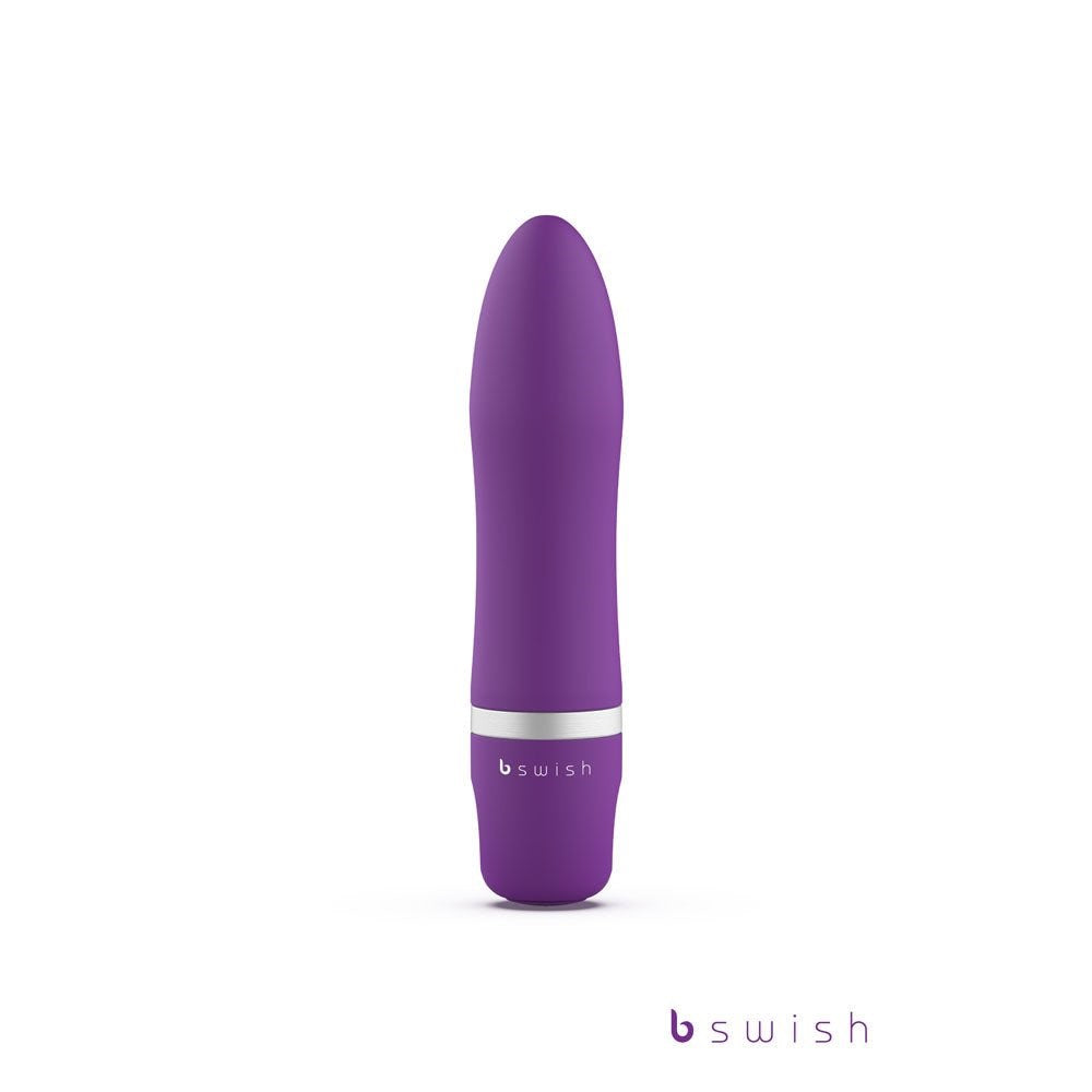 B Swish Bcute Classic Vibrating Bullet Purple - - Bullet Vibrators