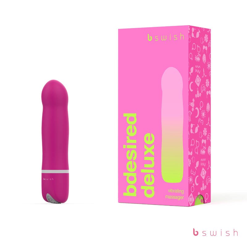 B Swish Bdesired Deluxe G Spot Massager Rose Vibrator with Six Patterns - - G-Spot Vibrators