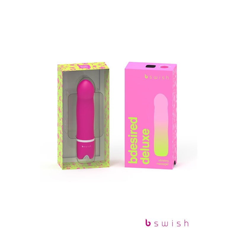B Swish Bdesired Deluxe G Spot Massager Rose Vibrator with Six Patterns - - G-Spot Vibrators