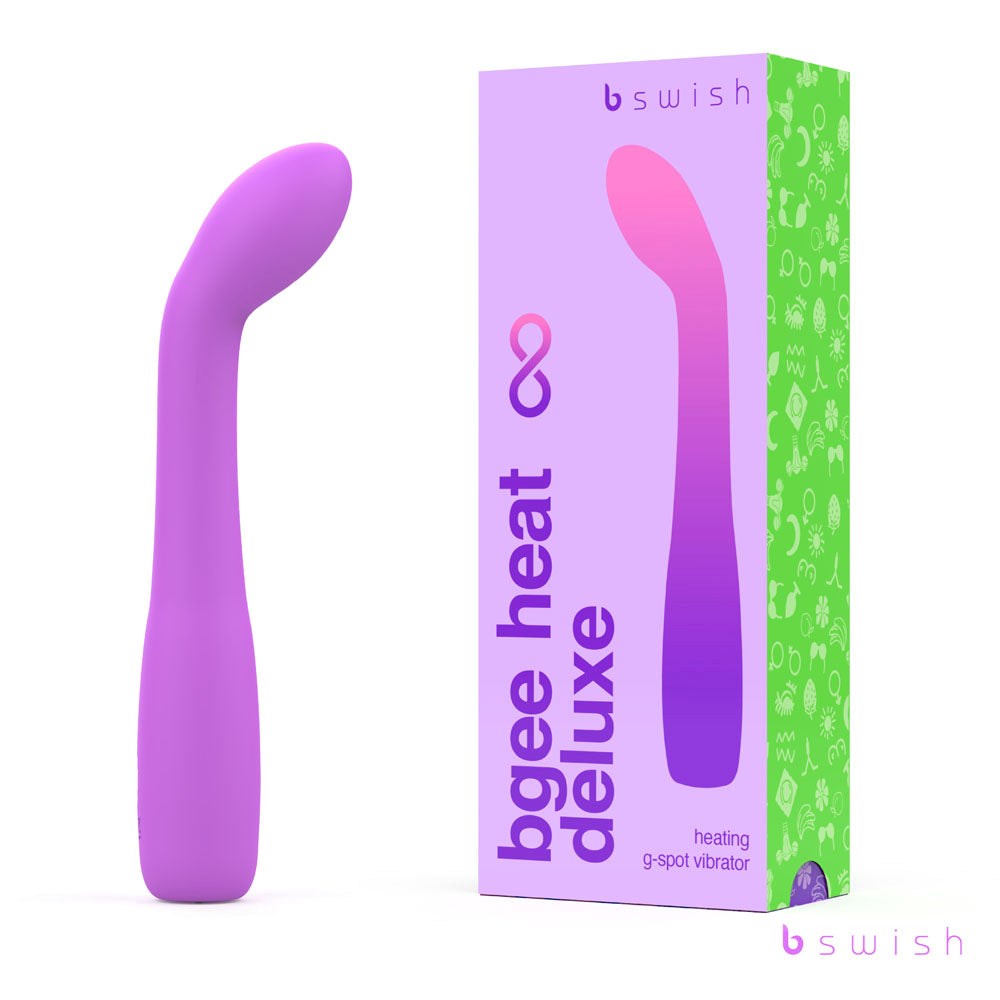 B Swish Bgee Heat Infinite Deluxe G Spot Vibrator Sweet Lavender with Heating - - G-Spot Vibrators
