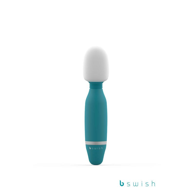 B Swish Bthrilled Classic Vibrating Body Wand Massager Jade Powerful Vibrator - - Body Wands