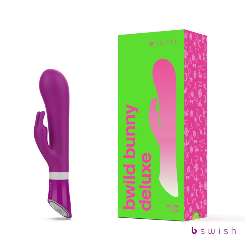 B Swish Bwild Deluxe Bunny Rabbit Vibrator Raspberry Dual Stimulation - - Rabbit Vibrators