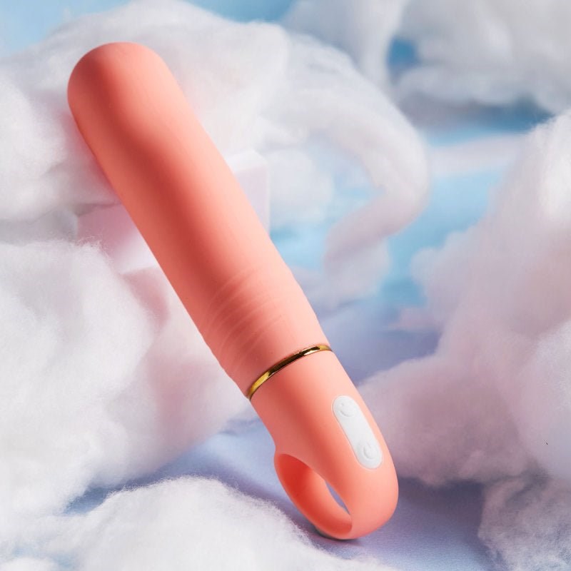 Blush Novelties Aria Smokin AF G Spot Vibrator Coral with Rumble Tech Motor - - G-Spot Vibrators