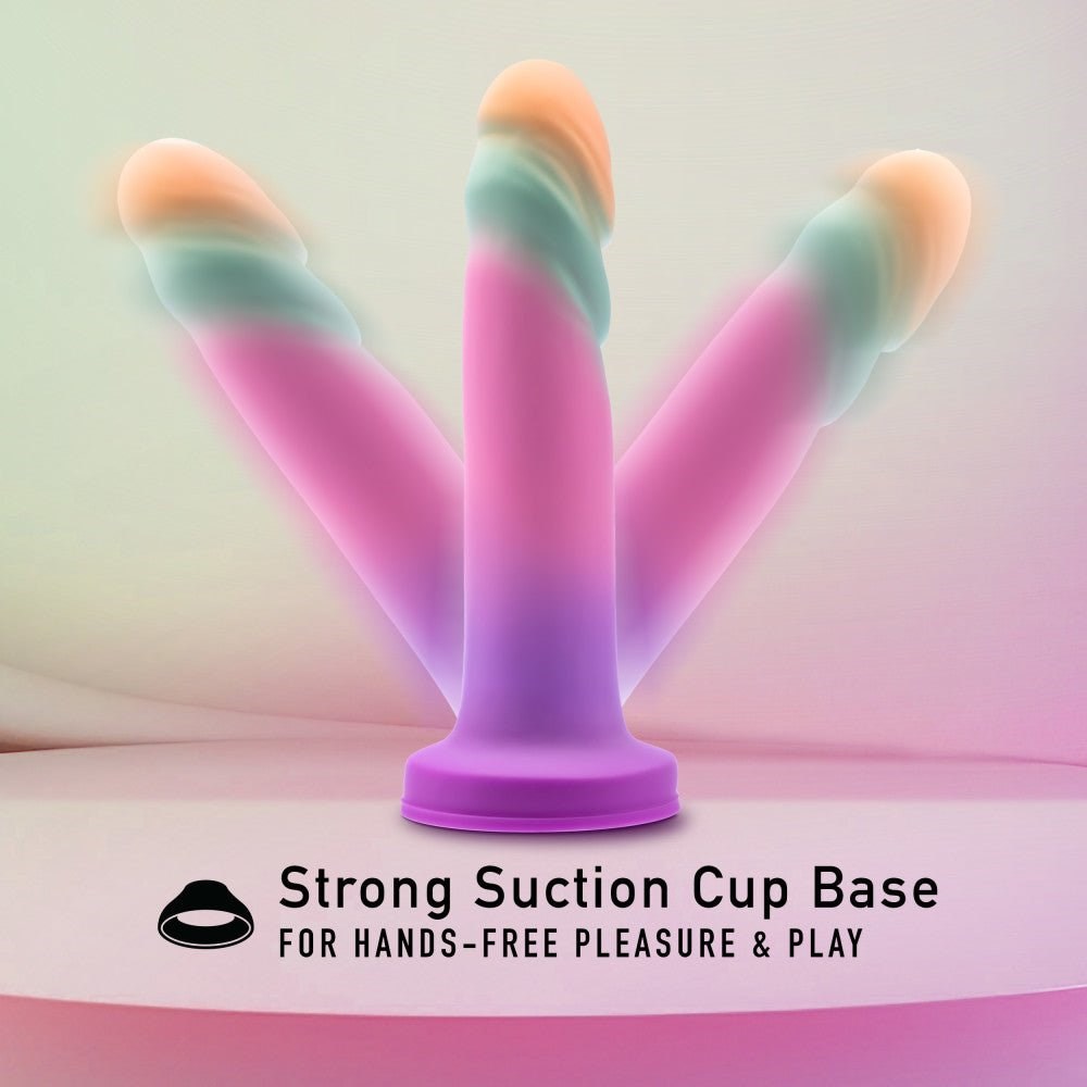 Blush Novelties Avant Sunrise Gaze Sherbet Realistic Dildo 19cm Premium Silicone - - Realistic Dildos