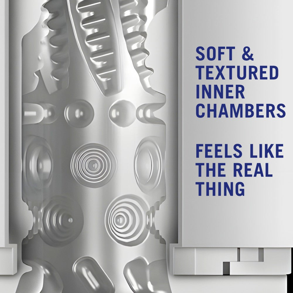 Blush Novelties M For Men Robo Bator USB Rechargeable Vibrating Masturbator - - Masturbators and Strokers