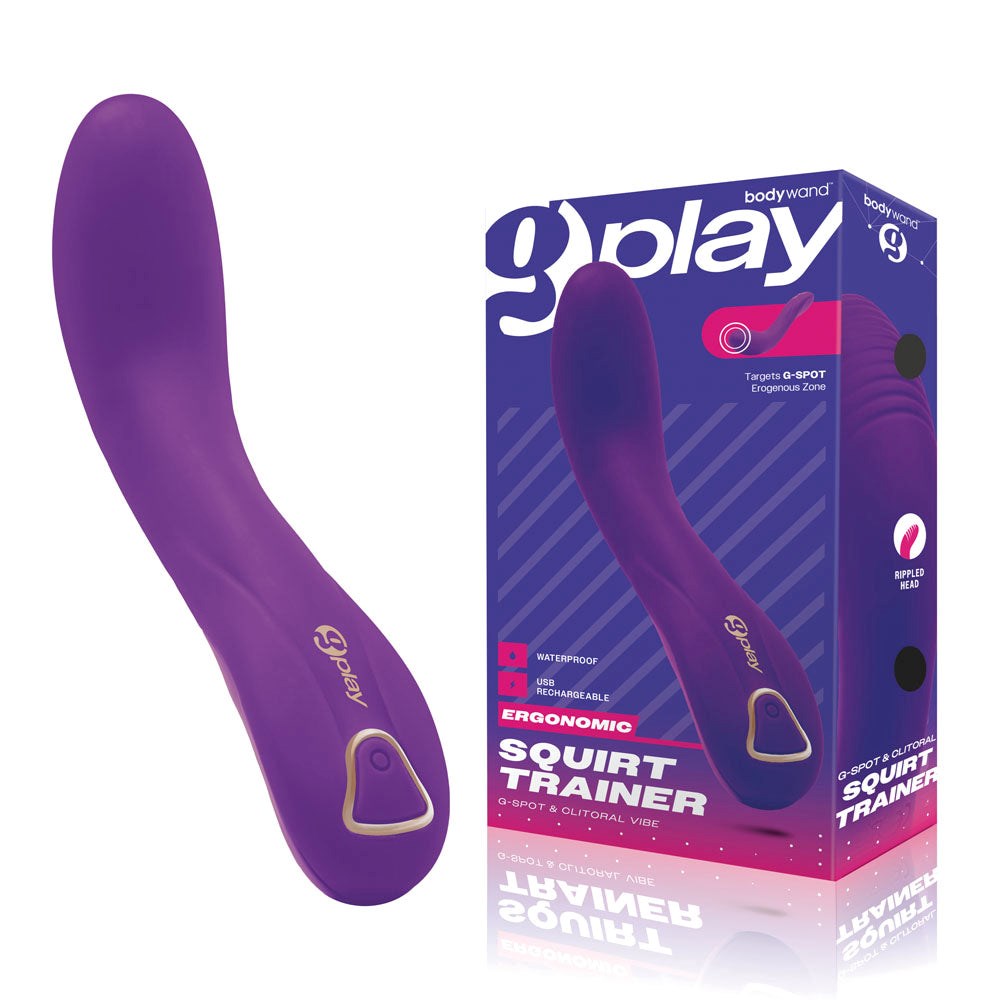 Xgen Products Bodywand G Play Ergonomic Squirt Trainer G Spot Vibrator Purple - - G-Spot Vibrators