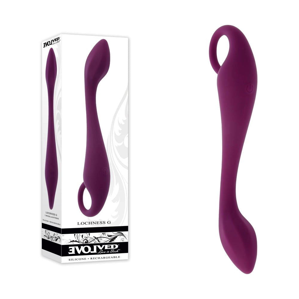 Evolved LOCHNESS G Spot USB Rechargeable G Spot Vibrator Purple - - G-Spot Vibrators