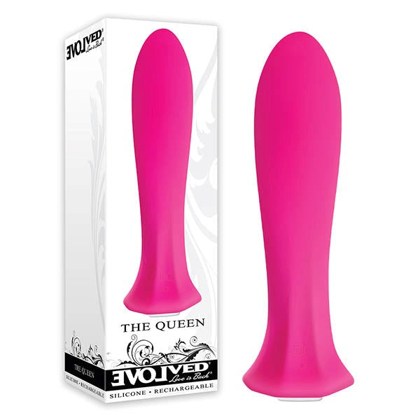 Evolved The Queen USB Rechargeable Bullet Vibrator Pink with 20 Functions - - Bullet Vibrators