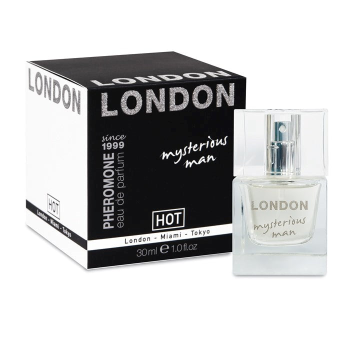 Hot Ero Hot Pheromone London Mysterious Man Sex Pheromone Cologne for Men 30ml French Formula - - Sex Pheromones and Perfumes